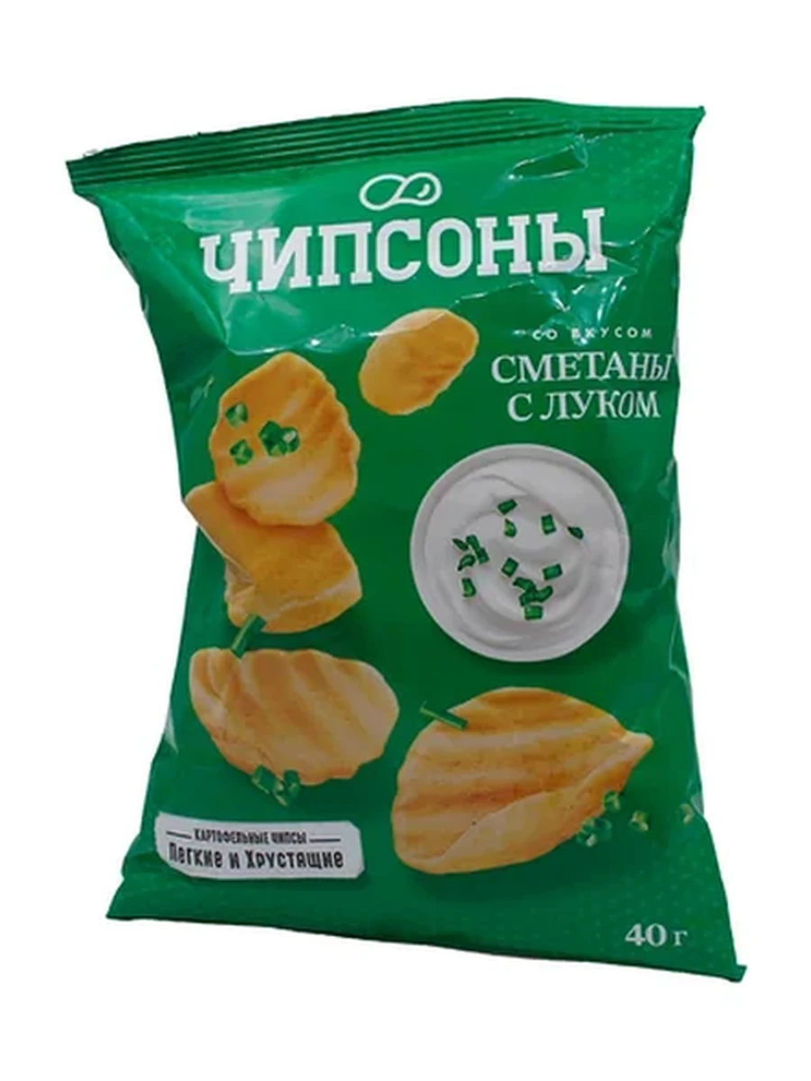 Чипсоны сметана и лук 40гр