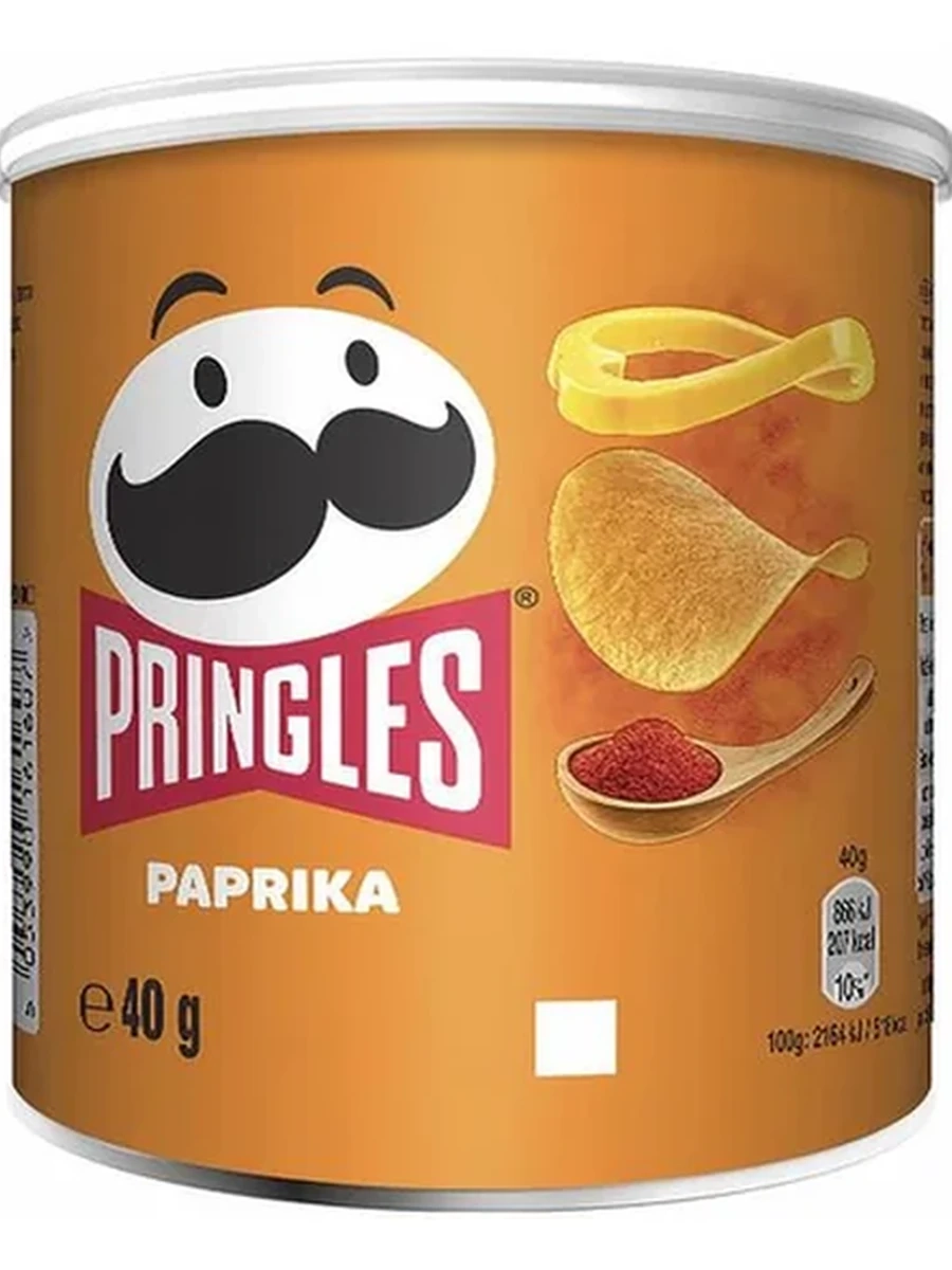 ЧИПСЫ PRINGLES ПАПРИКА 40ГР