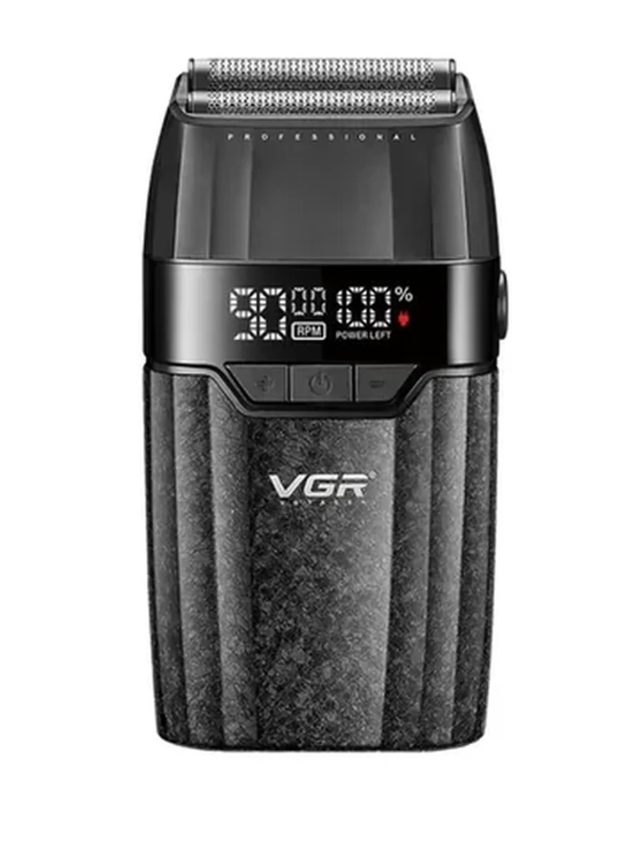 Профессиональный шейвер VGR V-640S аккумуляторная электробритва для стрижки бороды