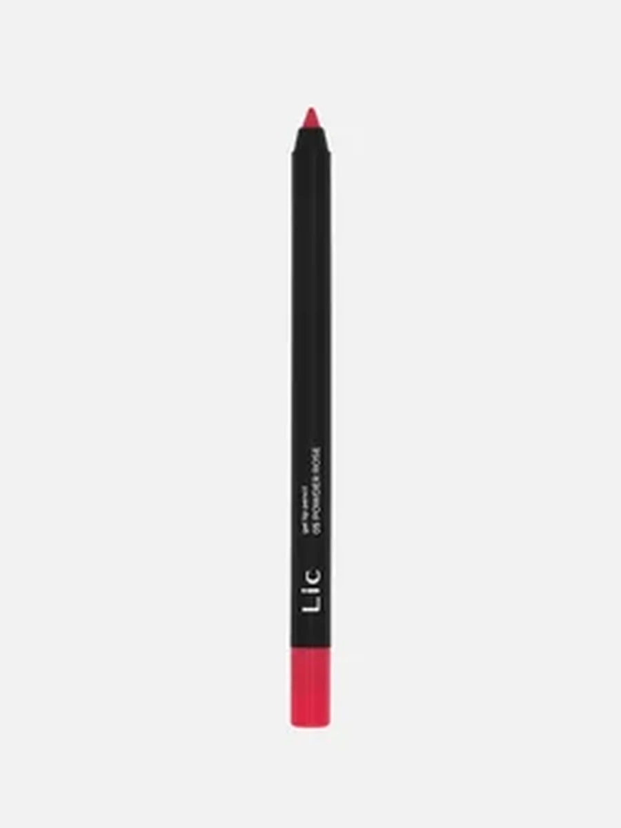 Гелевый карандаш для губ Lic gel lip pencil 05 powder rose