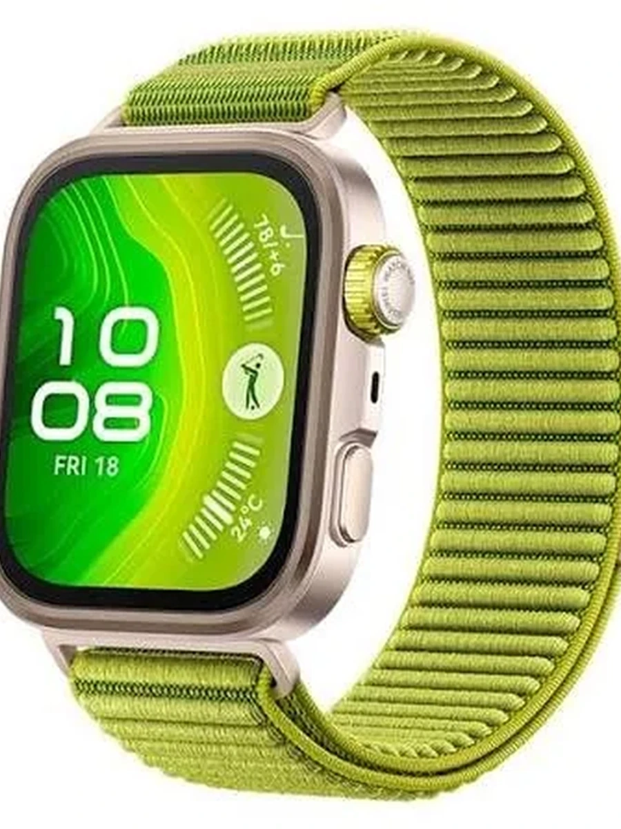 Смарт часы Huawei WATCH FIT 4 Pro 44 мм серебристый-зеленый