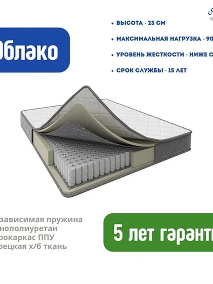 матрас «ОБЛАКО» 90*200