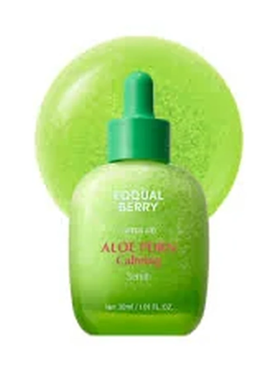 Успокаивающая сыворотка для лица с PDRN и алоэ вера Eqqualberry Green Aid Aloe Pdrn Calming Serum 30ml