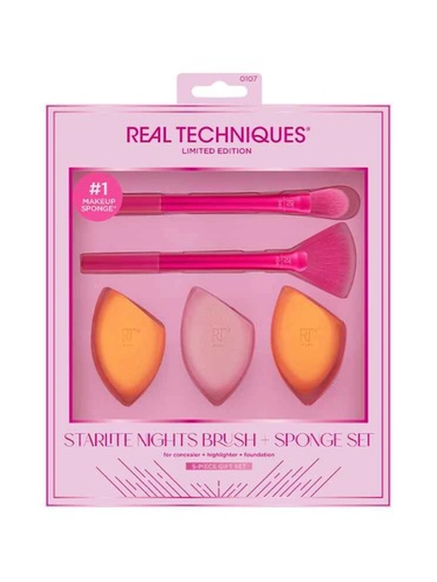 Real Techniques Starlite  Brush+Sponge Set