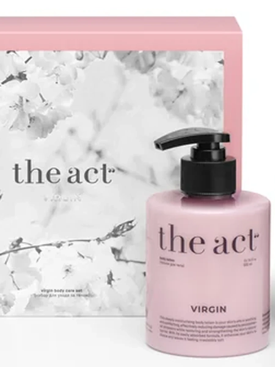 THE ACT Набор для тела VIRGIN: лосьон для тела и массажное масло