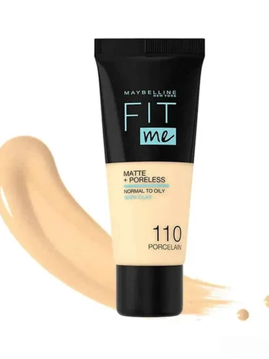 Матирующий тональный крем Maybelline fit me 110