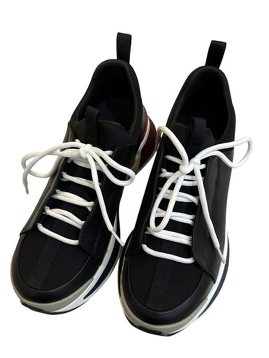 Кроссовки Hermes Just (Эрме Джаст, Hermès Just Sneaker) черного цвета 40 размера кожаные демисезонные.