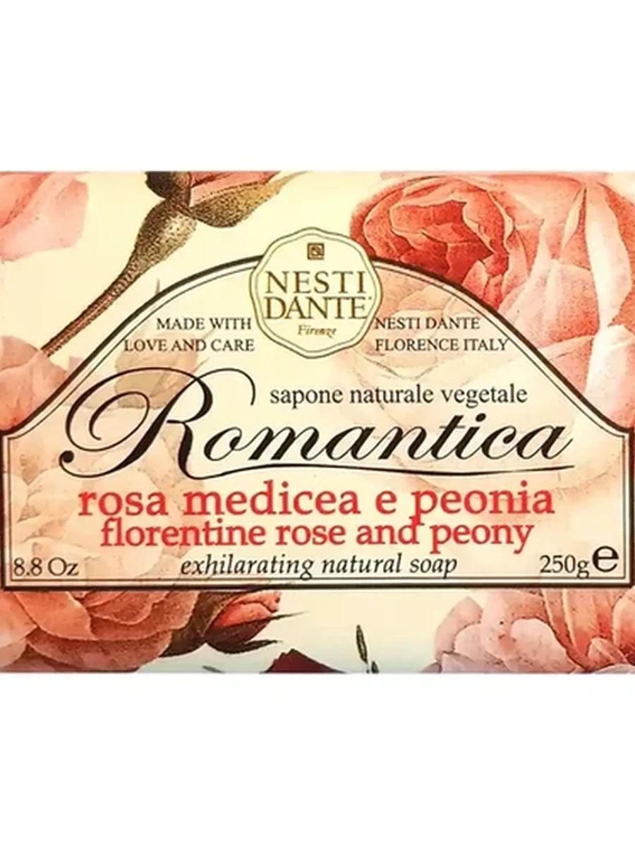 NESTI DANTE ROMANTICA rosa medicea e peonia 250gr