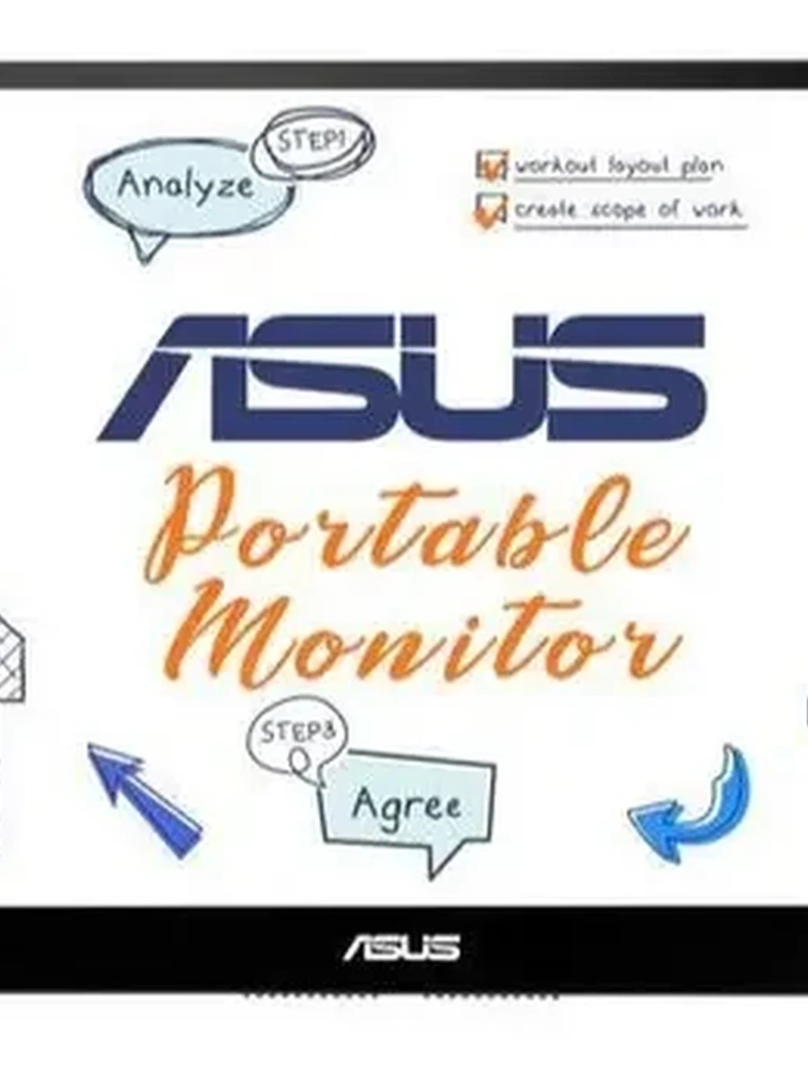 Монитор Asus 14" ZenScreen Ink MB14AHD [60 Hz, 1920x1080, IPS, 220cd/m², 5 ms, Touch 10pts, microHDMI, 2xUSB-C, PCT + MPP2.0 Active Pen]