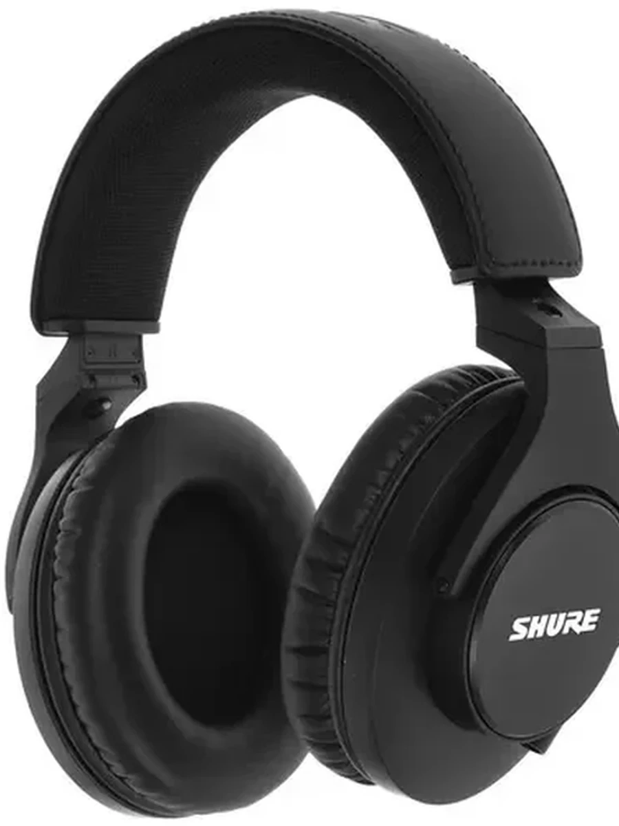 Наушники проводные Shure SRH440A-EFS [охватывающие, закрытые, 40 Ом, кабель - 3 м; 3.5/6.3 мм, черный]