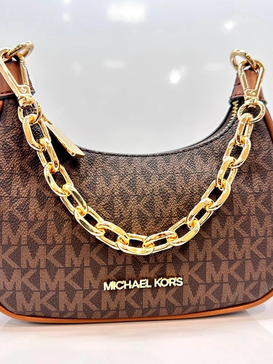 Большая женская сумка через плечо Michael Kors Cora - серая