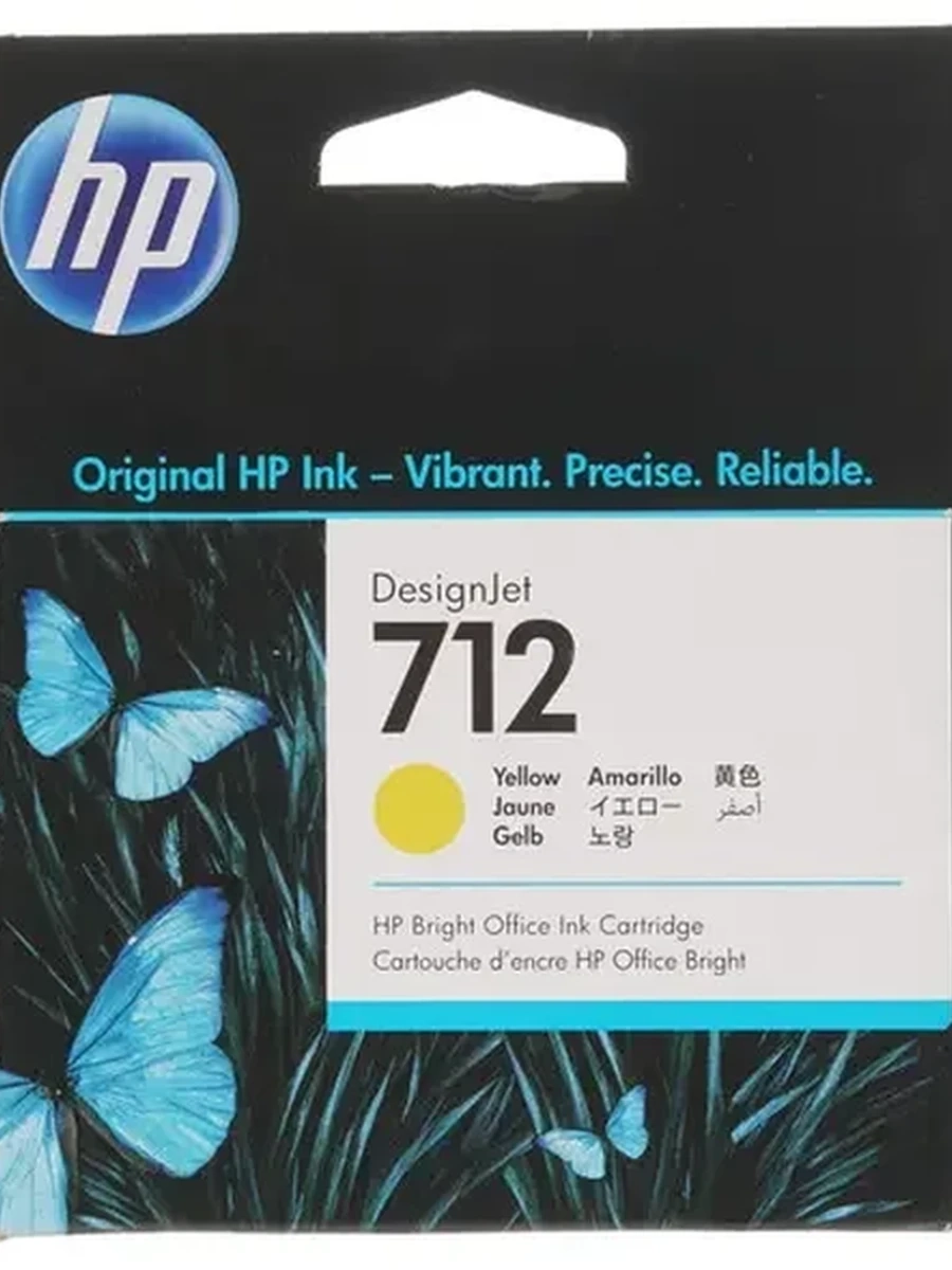 Картридж HP 712 (3ED69A)  для HP DJ T200/T600/Studio Yellow (Ориг.)