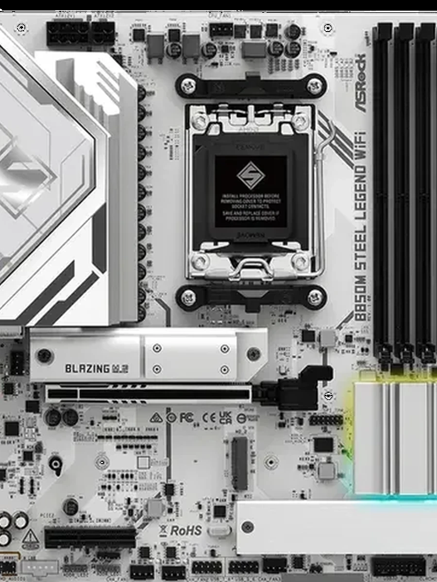 Плата ASRock AM5 B850 B850M Steel Legend WiFi