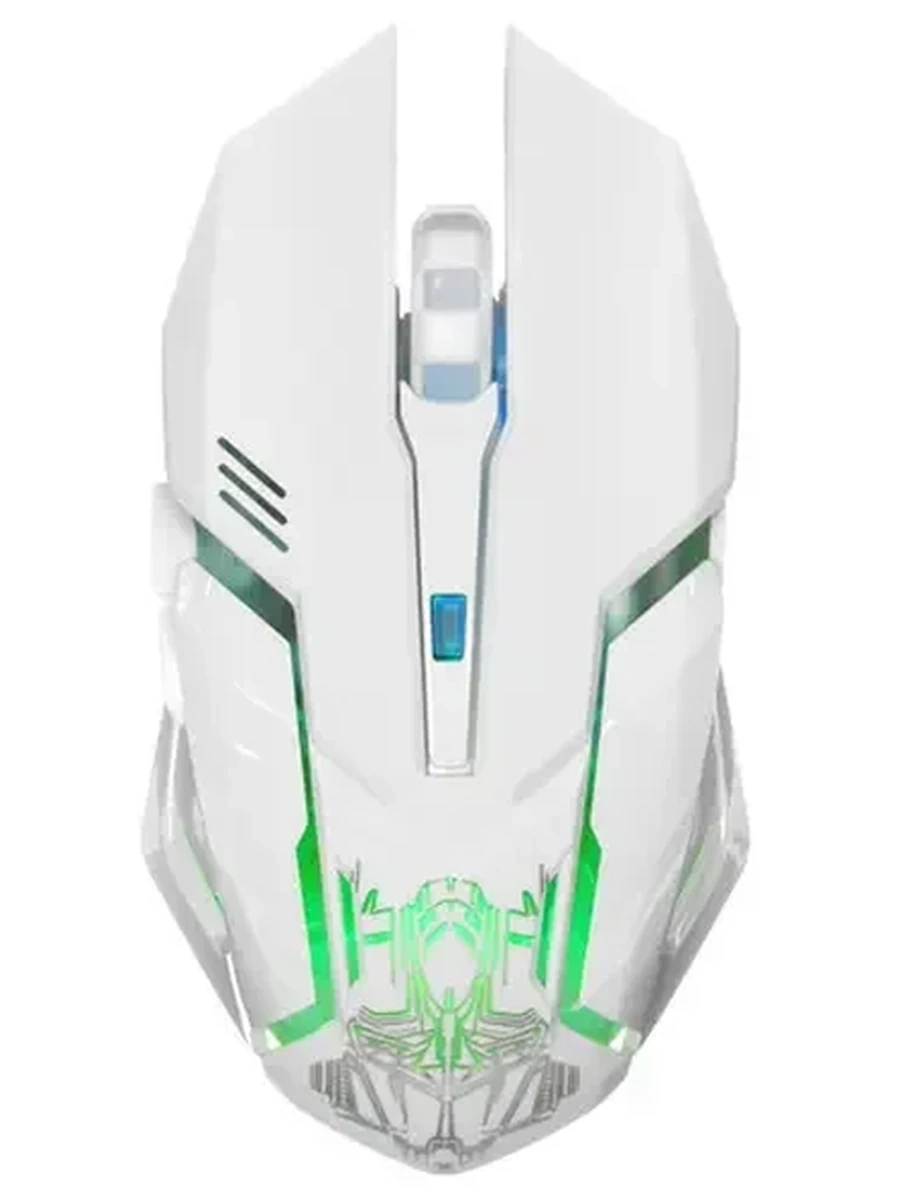 Мышь беспроводная Aceline GS Pride [3200 dpi, S201C, подсветка, 7-кнопок] White