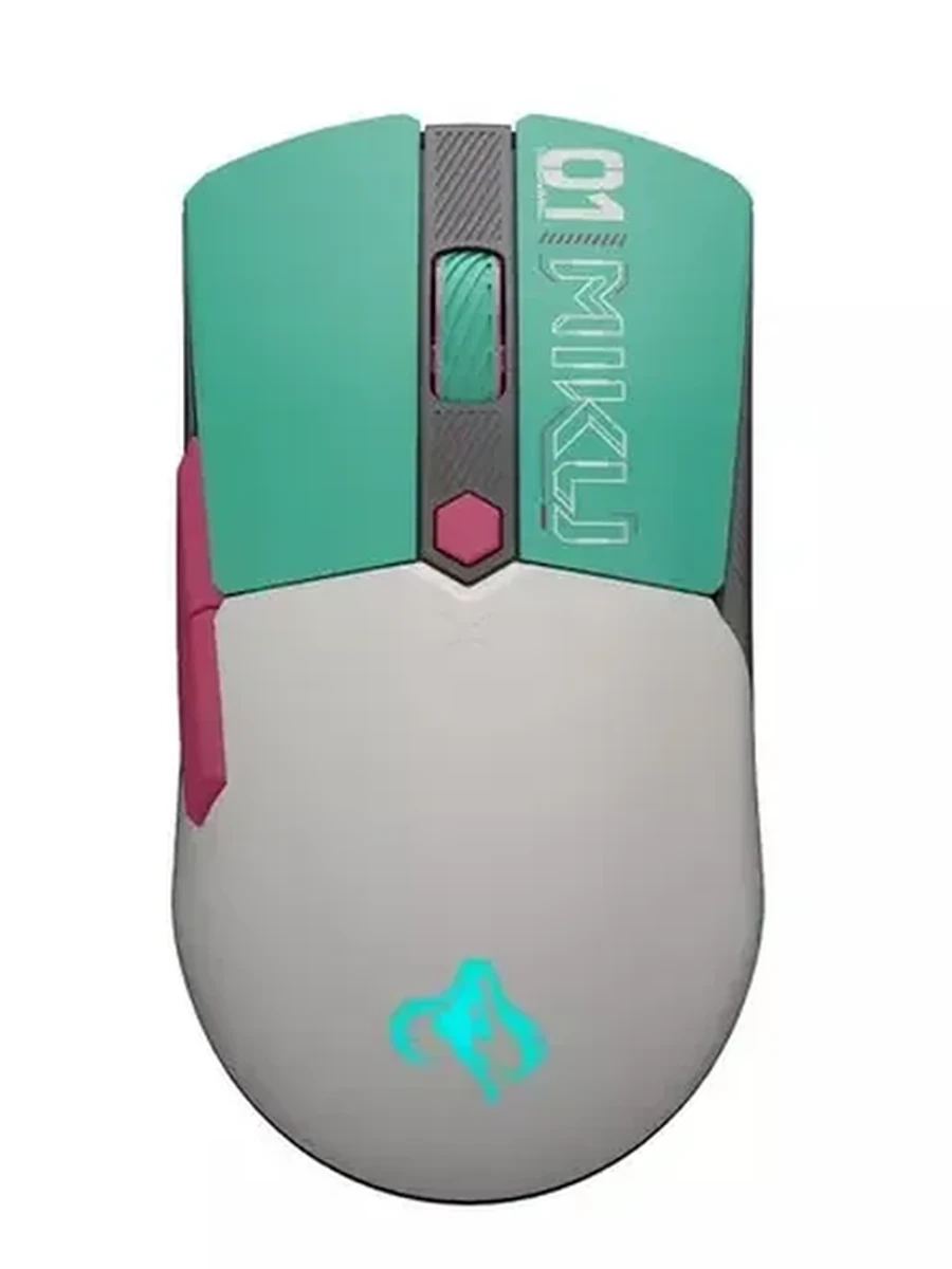 Мышь беспроводная/проводная ASUS P521 TUF GAMING MINI WL MIKU белый [12000 dpi, светодиодная, подсветка, ПО, кнопки - 6]