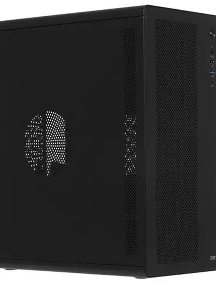 Корпус Minitower DEXP DCV-280B Black, 0.7mm, USB2, USB3.0, USB Type-C, без БП
