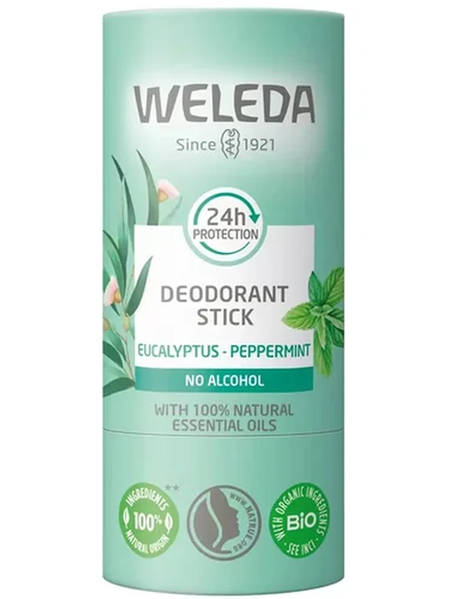 WELEDA DEODORANT STICK Eucalyptus-Peppermint