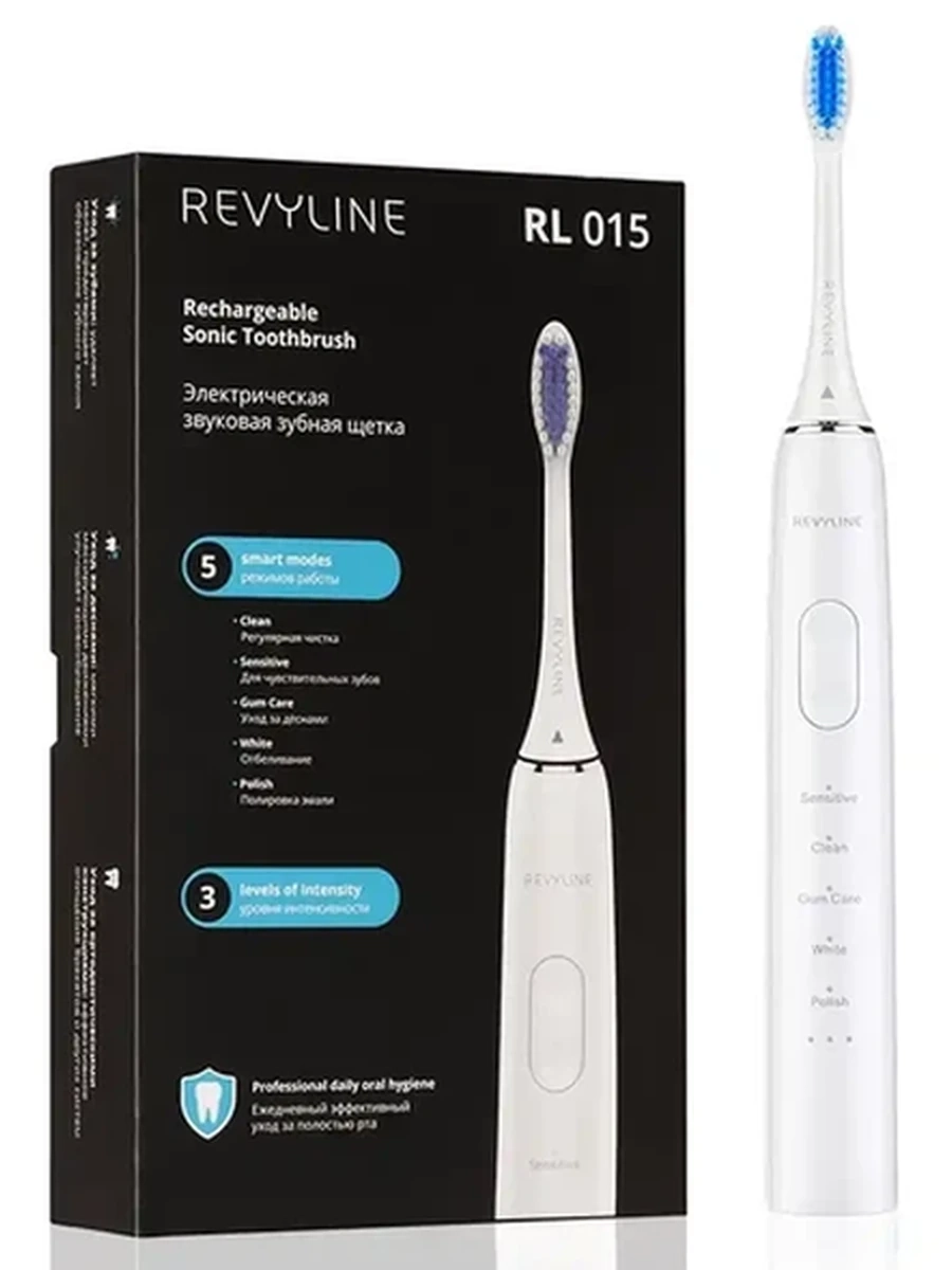 RL 015 (белая) Звуковая щетка Revyline