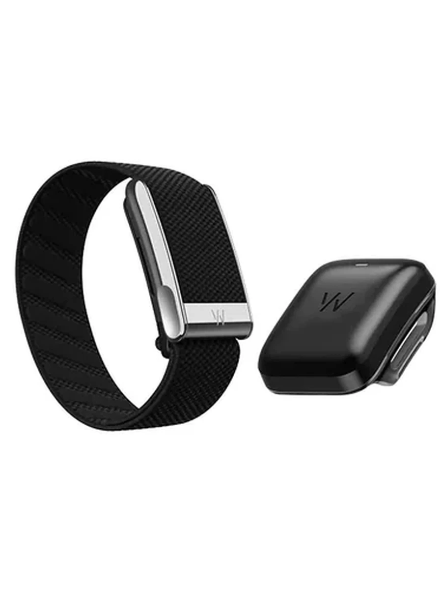 WHOOP LIFE MG + SuperKnit Luxe Band – Obsidian with Titanium