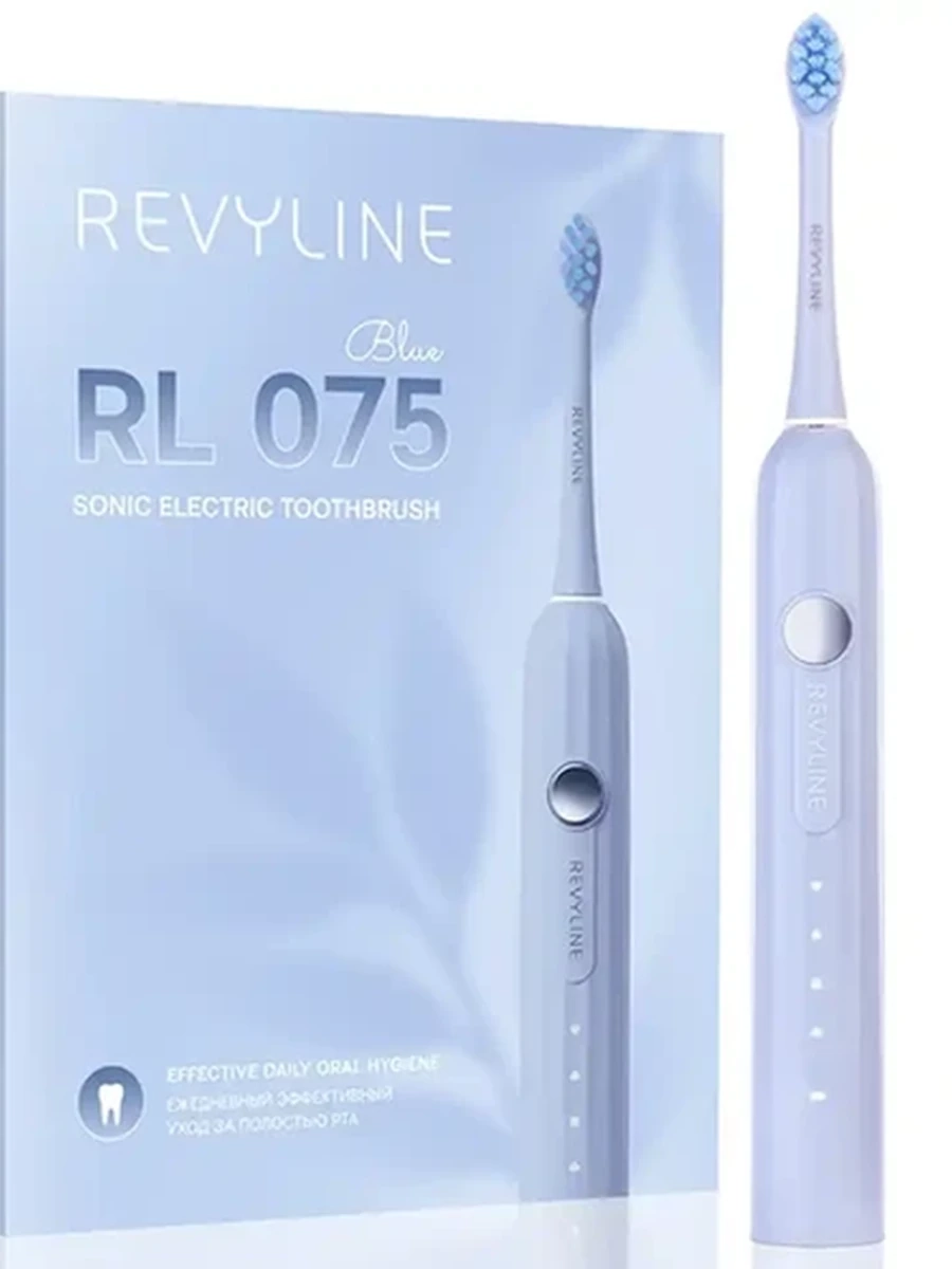 RL 075 (голубая) Звуковая щетка Revyline