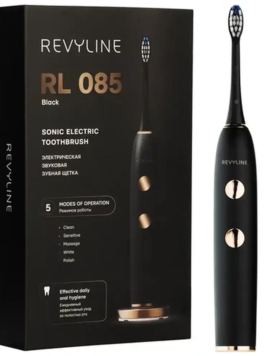 RL 085 (черная) Звуковая щетка Revyline