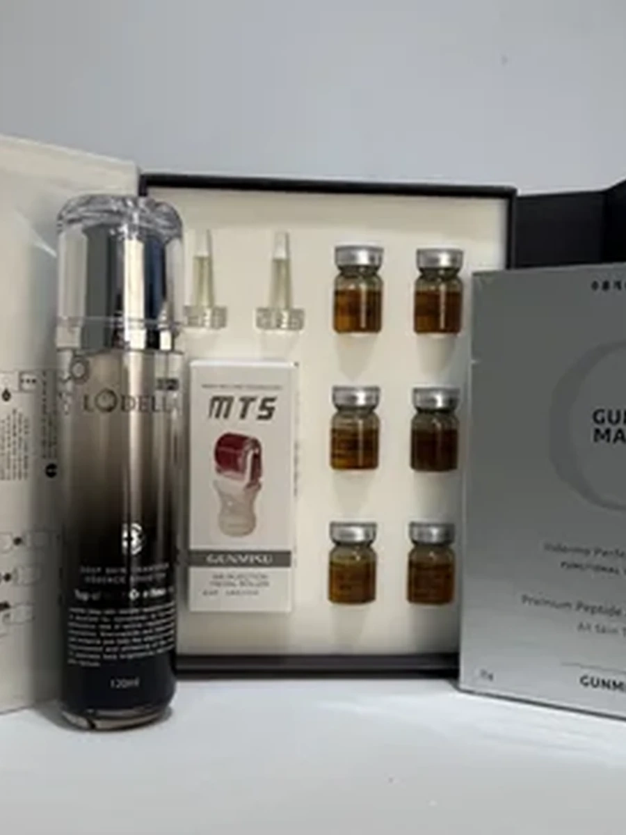 GUNMISU G Mask+Lodella PDRN Skin Booster+LODELLA Deep Skin Transfer Essence Booster