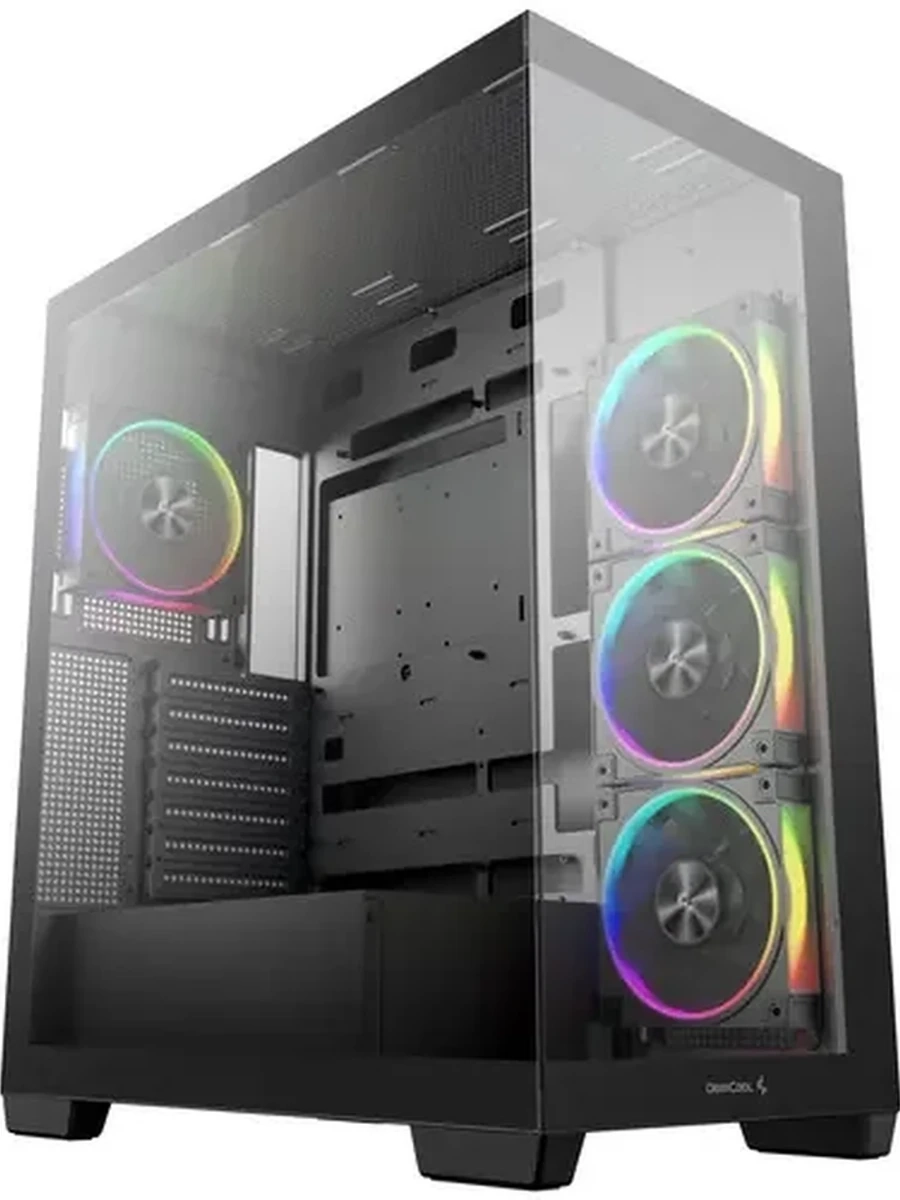 Корпус DeepCool CG580 4F V2, Midtower, Black, TG, 2xUSB3.0, 1xType-C, 4x120mm ARGB, no PSU [R-CG580-BKADA4-G-2]