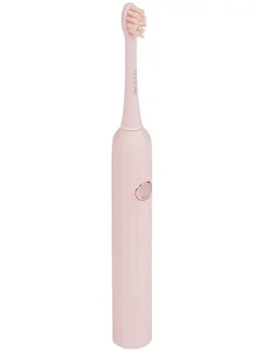 Электрическая зубная щетка Revyline RL 075 розовый [режимов-4 шт, насадок-2 шт, питание от аккумулятора]