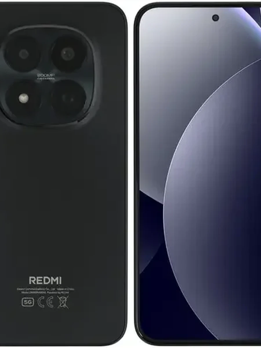 Смартфон Xiaomi Redmi Note 15 Pro 5G 8/512 [6.83"/5G/NFC/Cam200Mpx/6580mAh/Black]