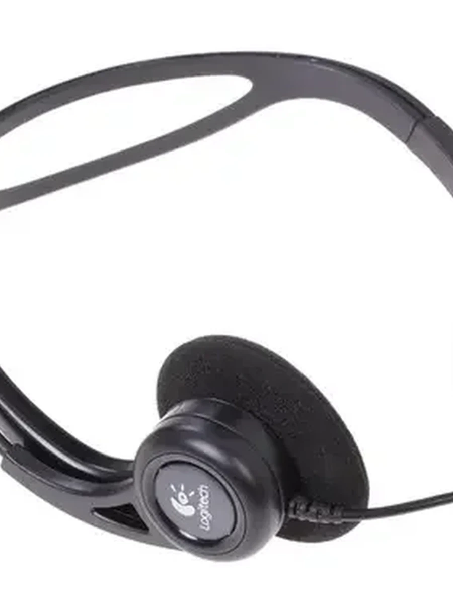 Гарнитура проводная Logitech PC 960 [накладные, открытые, рег. громкости, микр., кабель - 2.4 м; USB, черный]