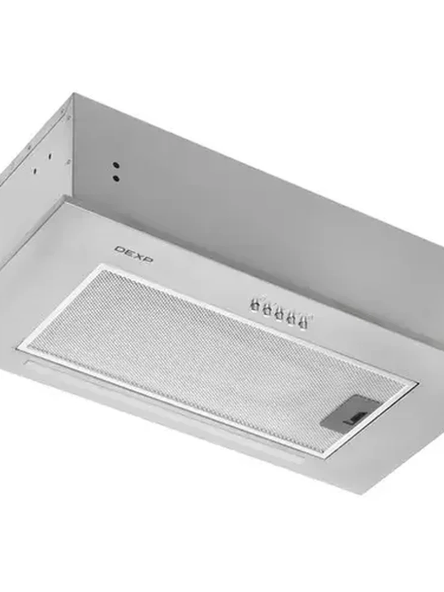 Вытяжка DEXP SB60SS [полновтр, 60 см, 700 м³/ч, кнопки, серебристый]