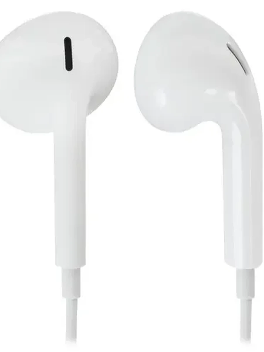 Наушники проводные Axxa AW-03 [вкладыши, микр., рег.громкости, Bluetooth 5.2, кабель - 1.13 м/Lightning, белый]