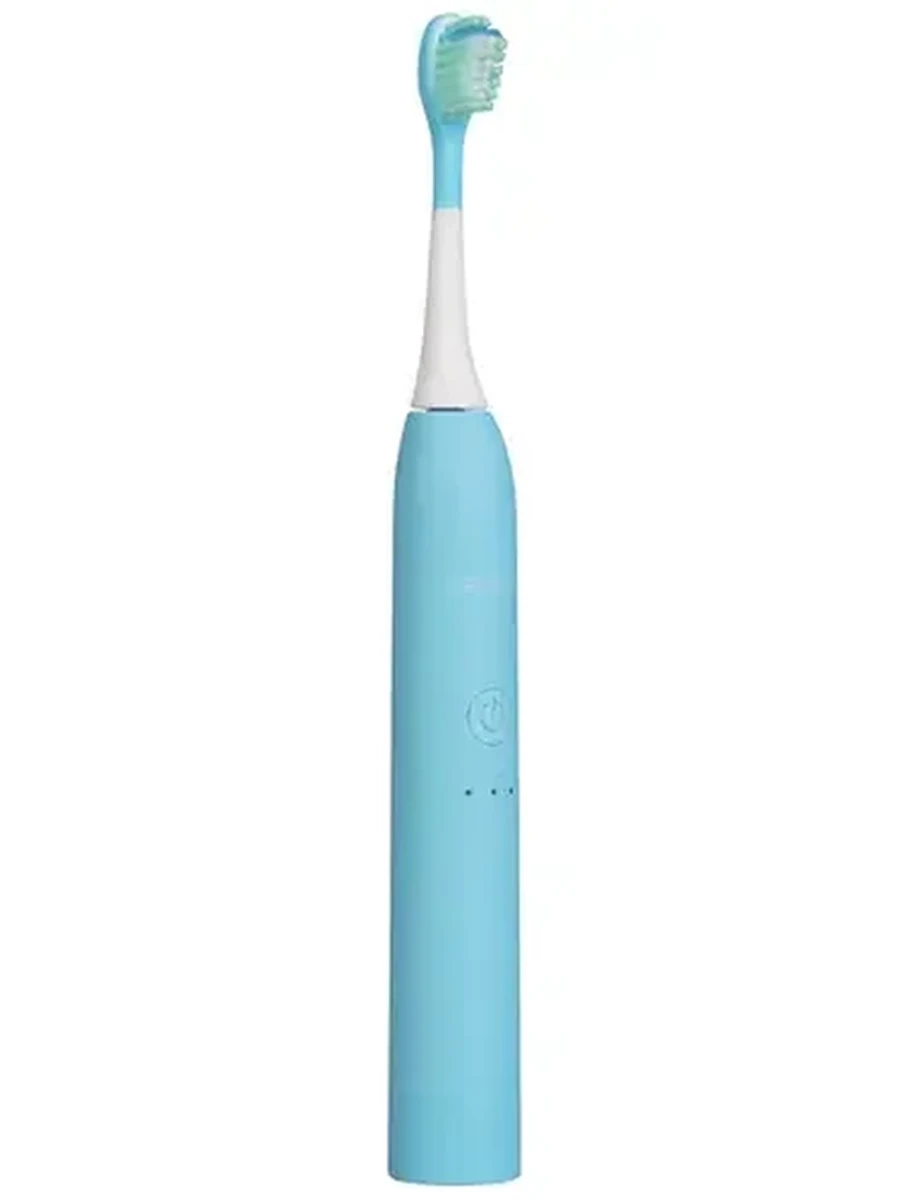 Электрическая зубная щетка Revyline RL 055 Kids голубой [режимов-3 шт, насадок-2 шт, питание от аккумулятора]