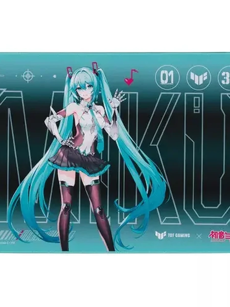 Коврик ASUS NC19 TUF GAMING P1 MIKU  [ткань, 360 мм x 260 мм, разноцветный]