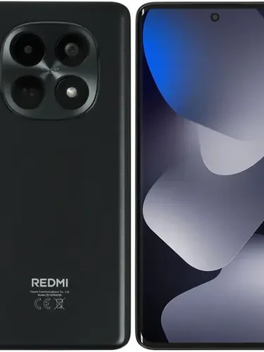 Смартфон Xiaomi Redmi Note 15 6/128 [6.77"/LTE/NFC/Cam108Mpx/6000mAh/Black]