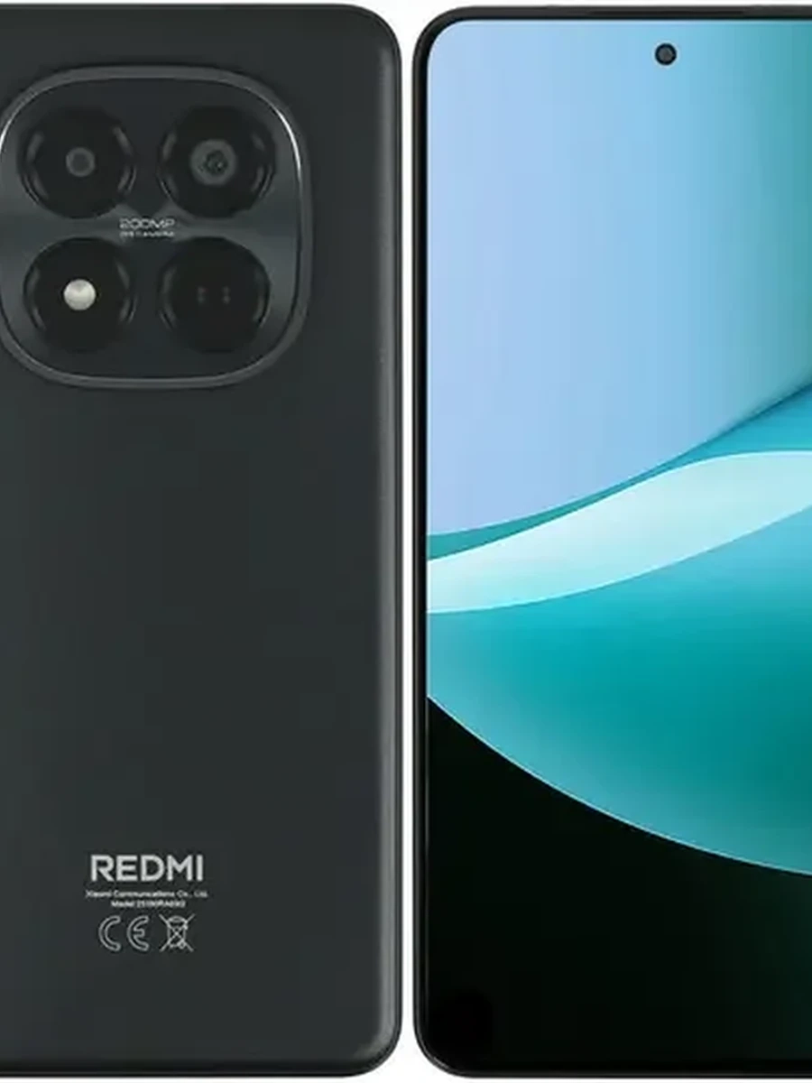 Смартфон Xiaomi Redmi Note 15 Pro 8/256 [6.77"/LTE/NFC/Cam200Mpx/6500mAh/Black]