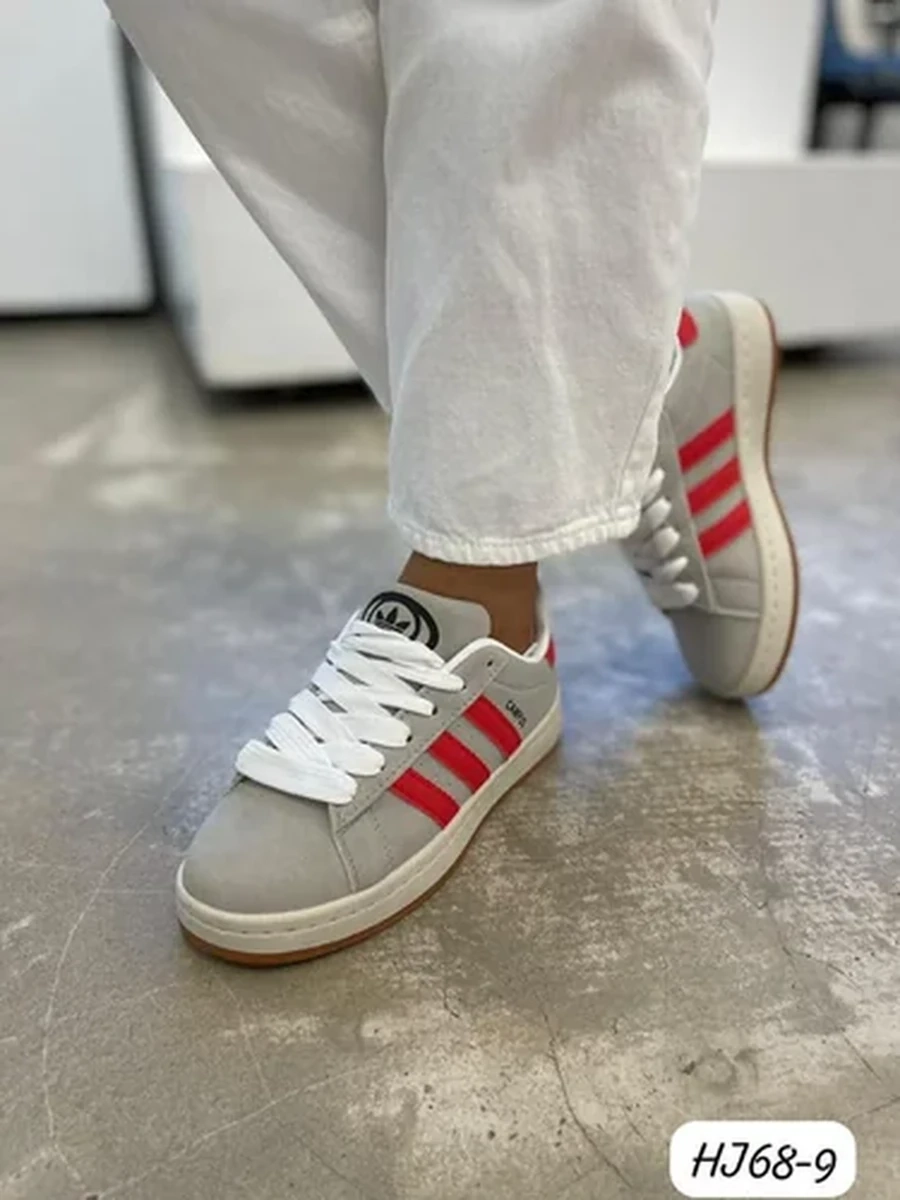 россовки Adidas Campus 00s кеды серые замшевые унисекс 40-размер