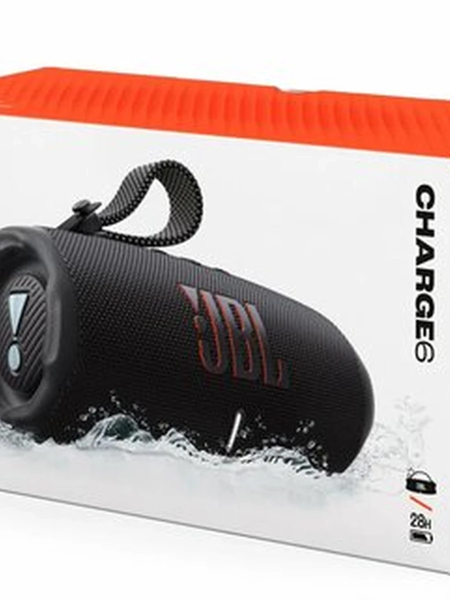 Беспроводная акустика JBL Charge 6 BLACK