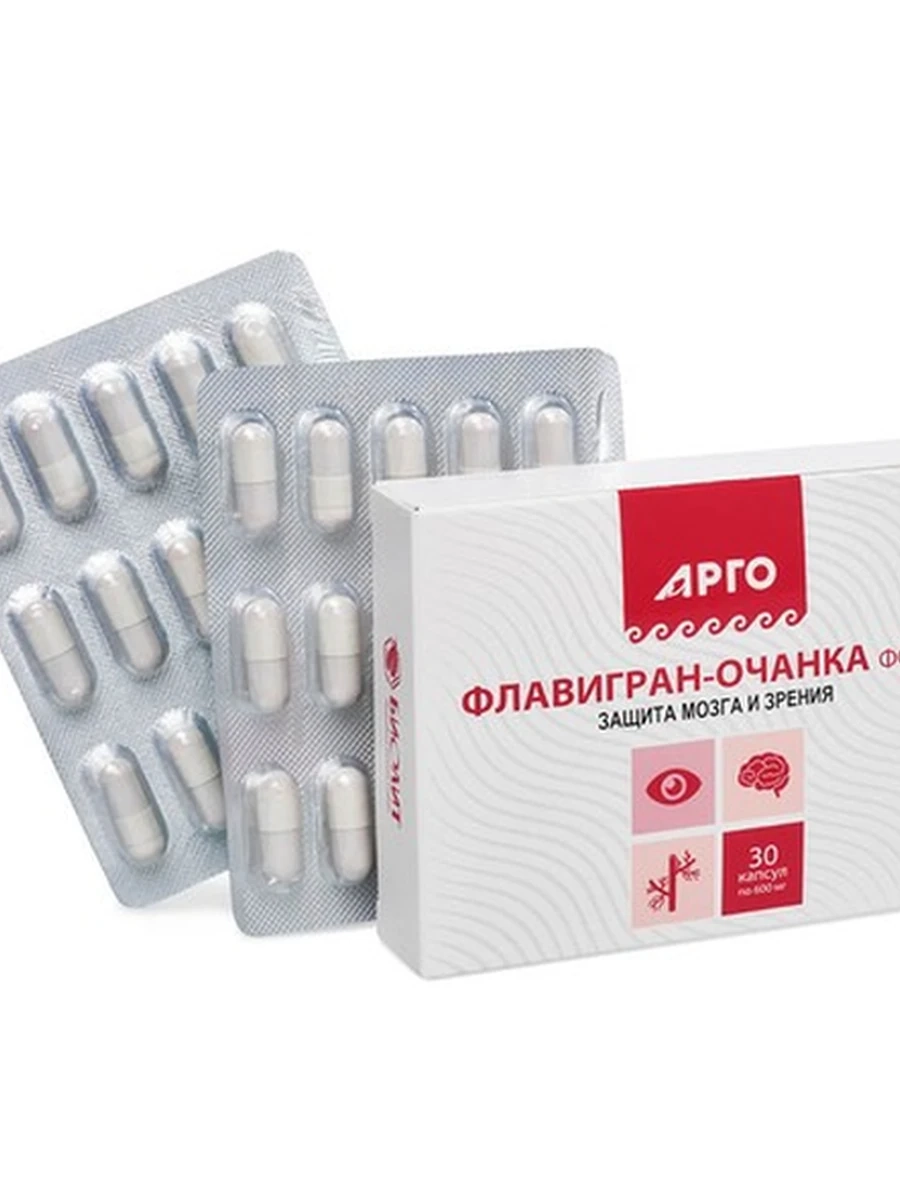 Флавигран-очанка форте для мозга и глаз 30 капсул