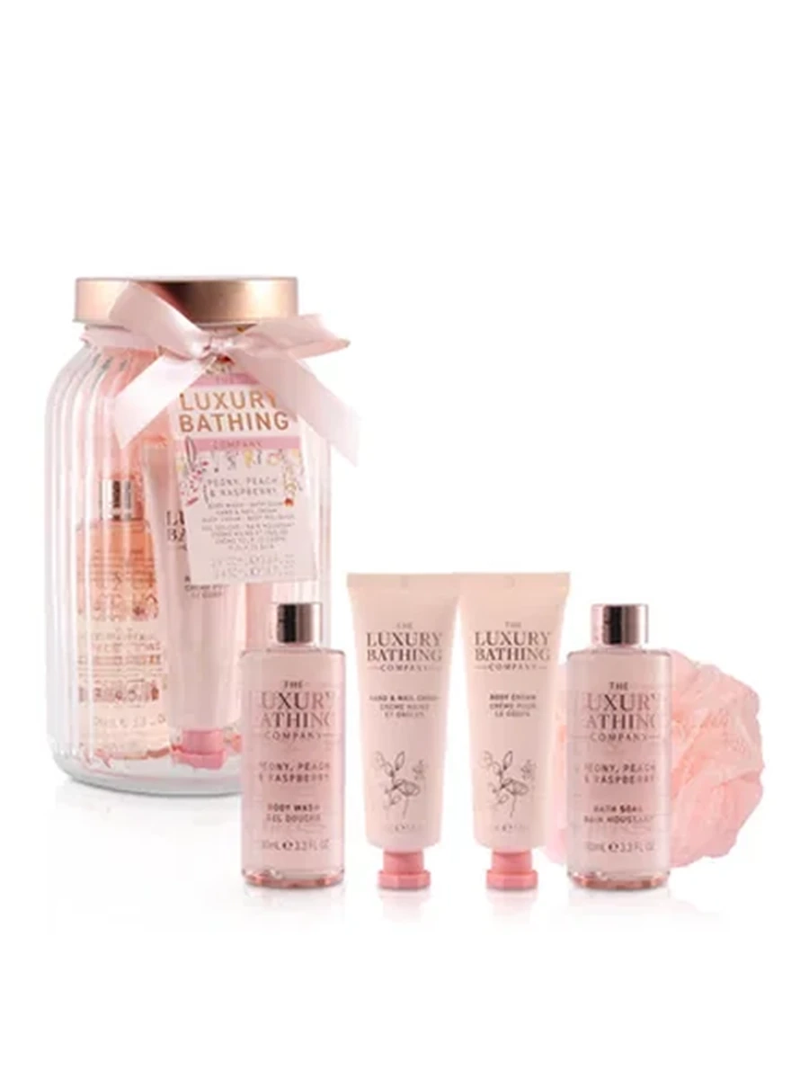 Luxury bathing pure indulgence peony peach raspberry 2•100 ml 2•50 ml,bath soak