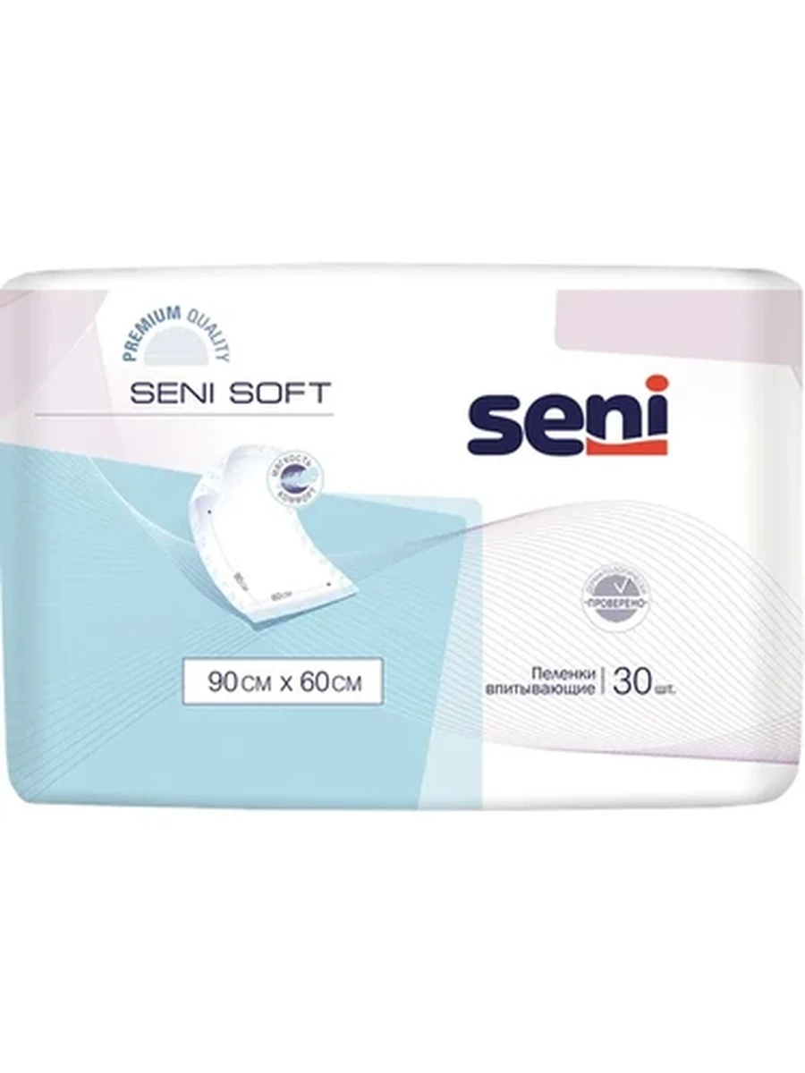 Пеленки SENI  Soft 90 х 60 см 30 шт