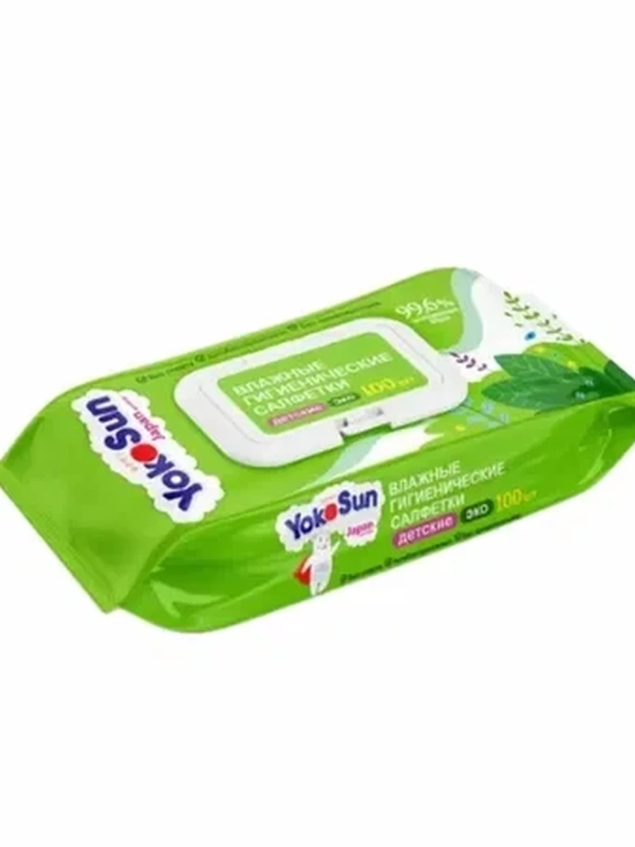 Влажные салфетки  YOKOSUN Eco 100 шт