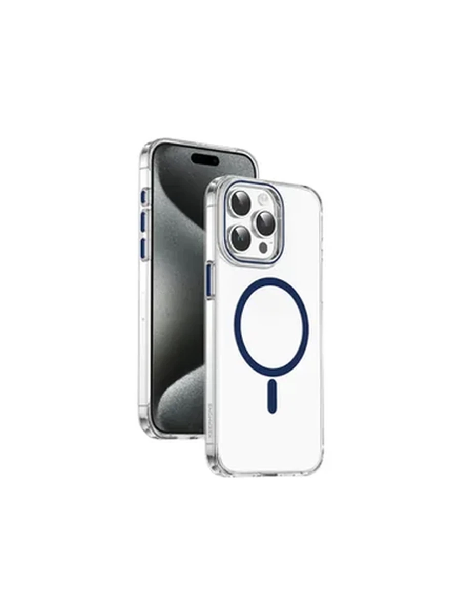 Чехлы KEEPHONE KP MC0134 AURORA  MagSafe Iphone iP15 Pro Max Blue