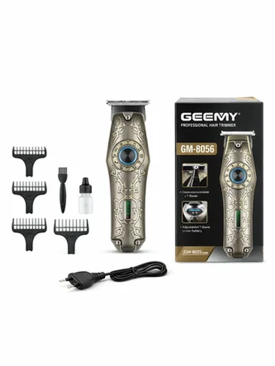Триммер для волос и бороды Модель: Geemy GM-8056