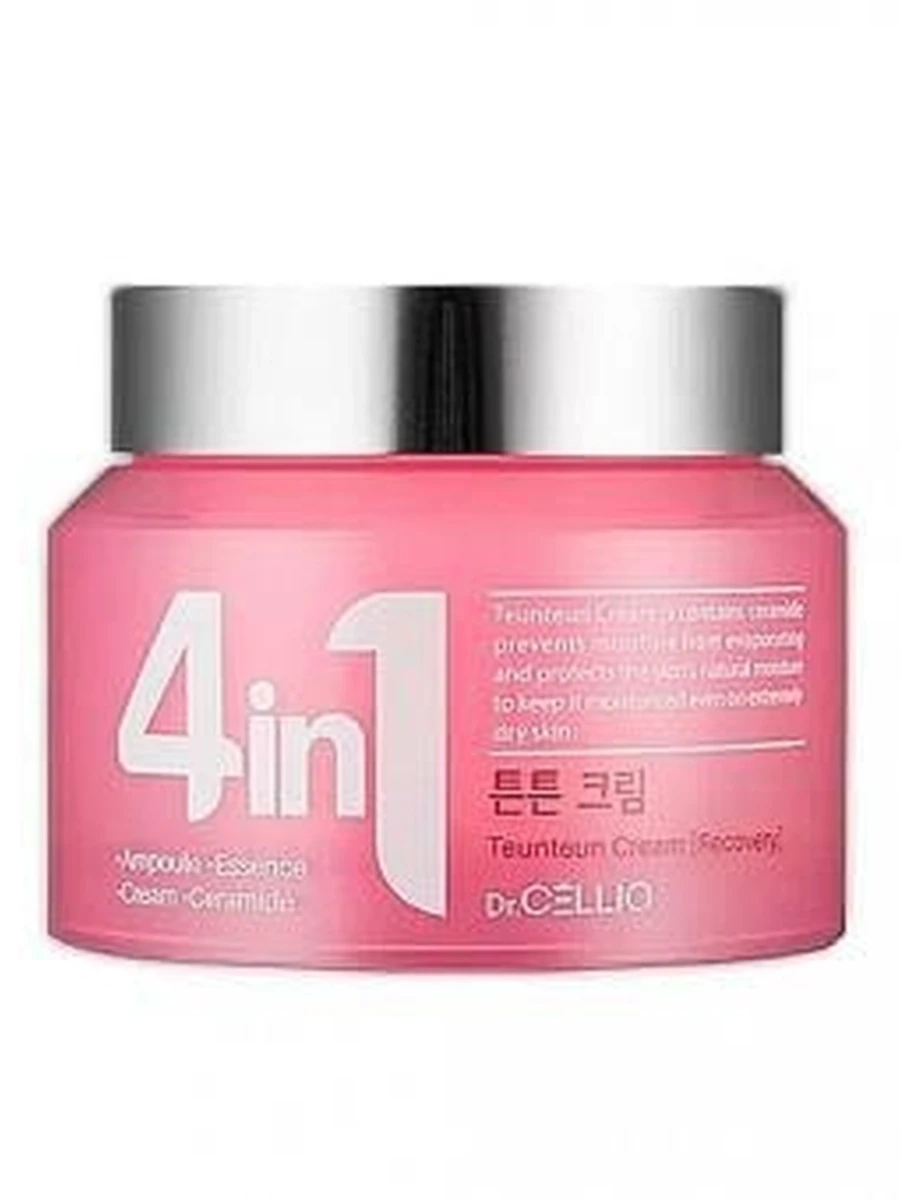 Dr.Cellio G50 4 In 1 Teunteun Ceramide Cream - Крем для лица с керамидами