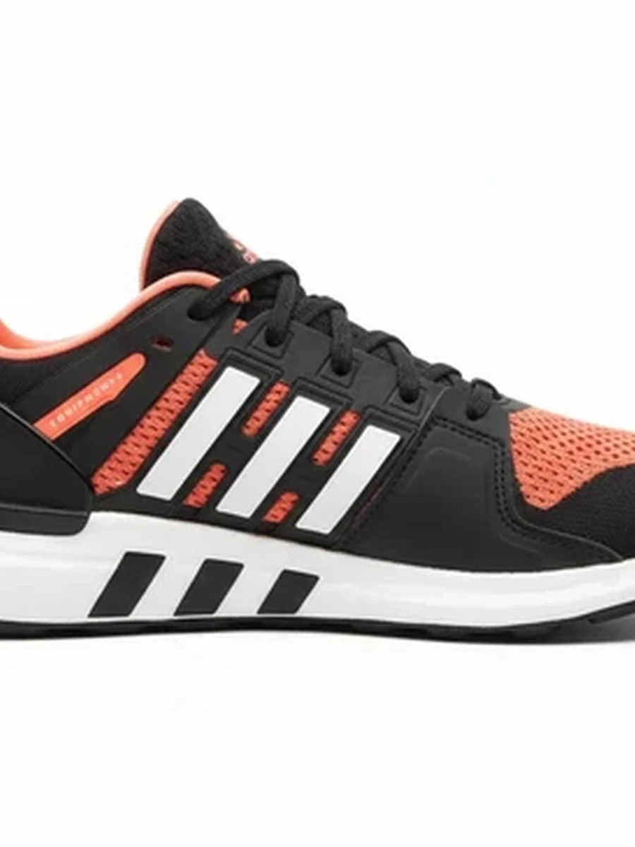 Кроссовки Adidas Equipment+ для бега и спорта черно-оранжевые унисекс