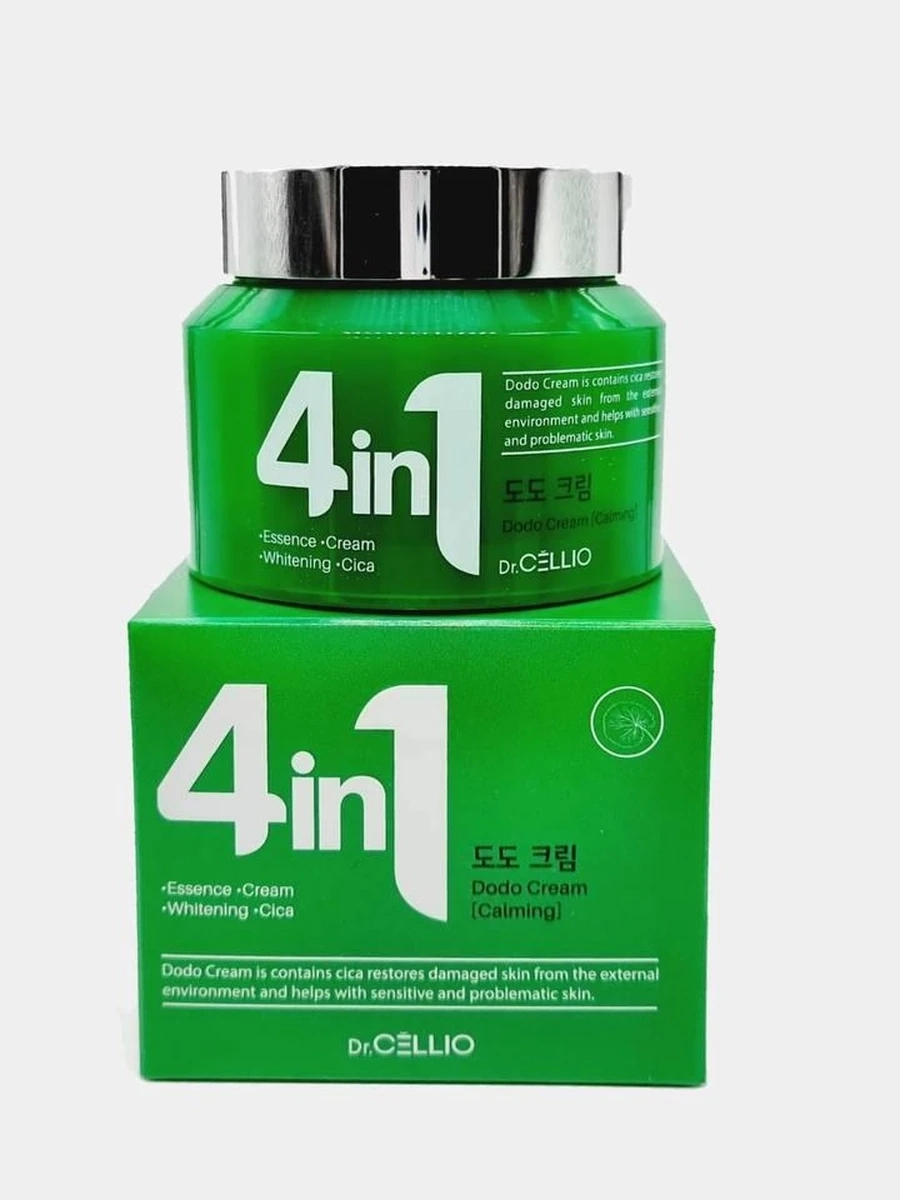 DR. CELLIO Крем для лица 4 в 1 успокаивающий Dodo cream calming