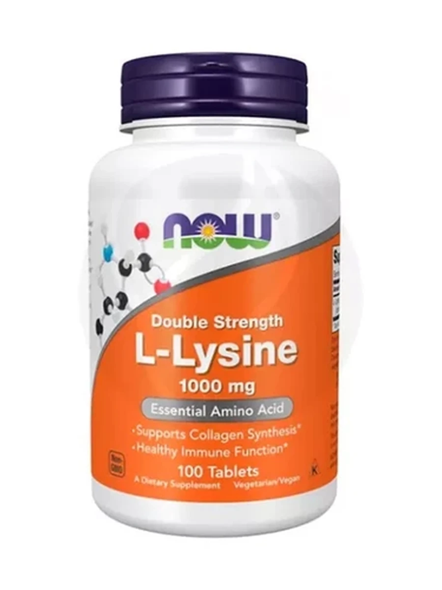 l-Lysine 1000mg NOW 100 табл.