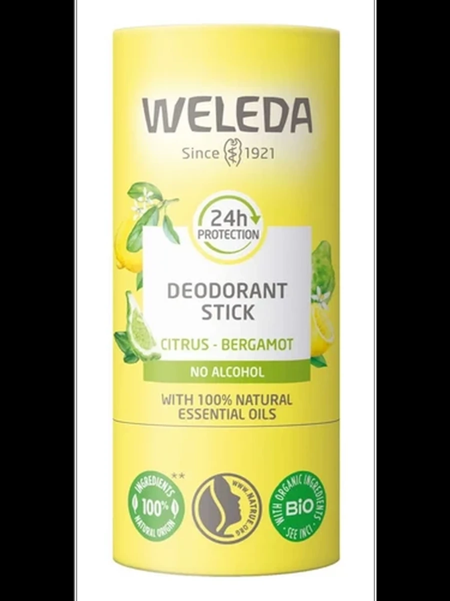 WELEDA DEODORANT STICK CITRUS-BERGAMOT
