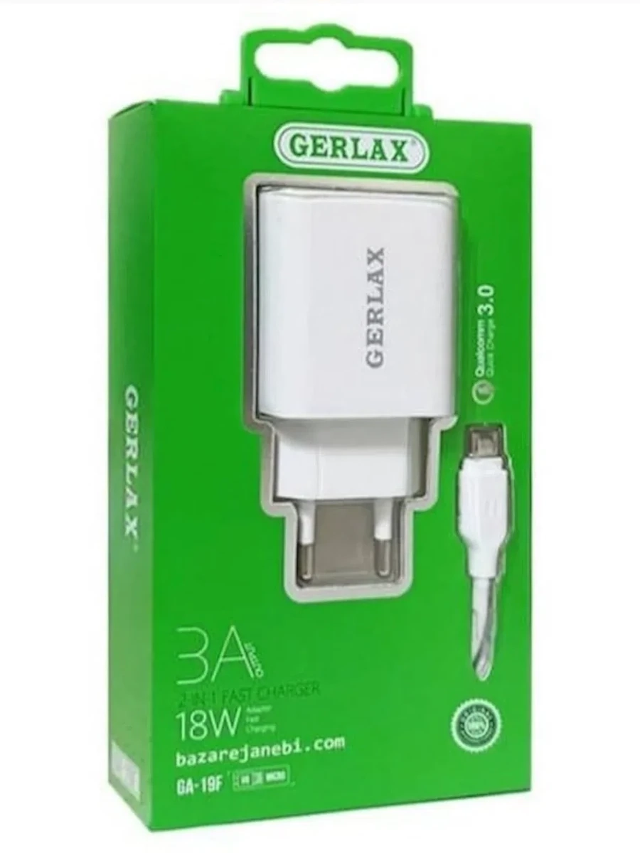 GERLAX зарядное устройства модель: A2  3.0A 18W быстрый заряд